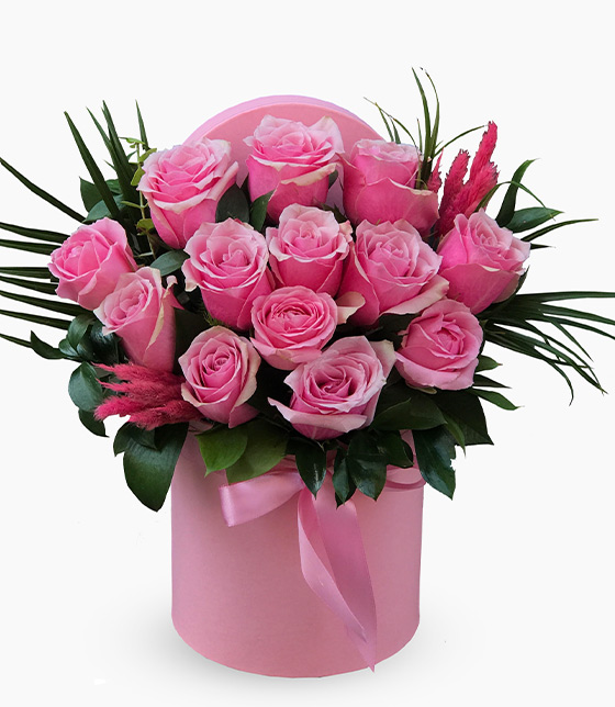 Pembe Kutuda 13 Pembe Gül 