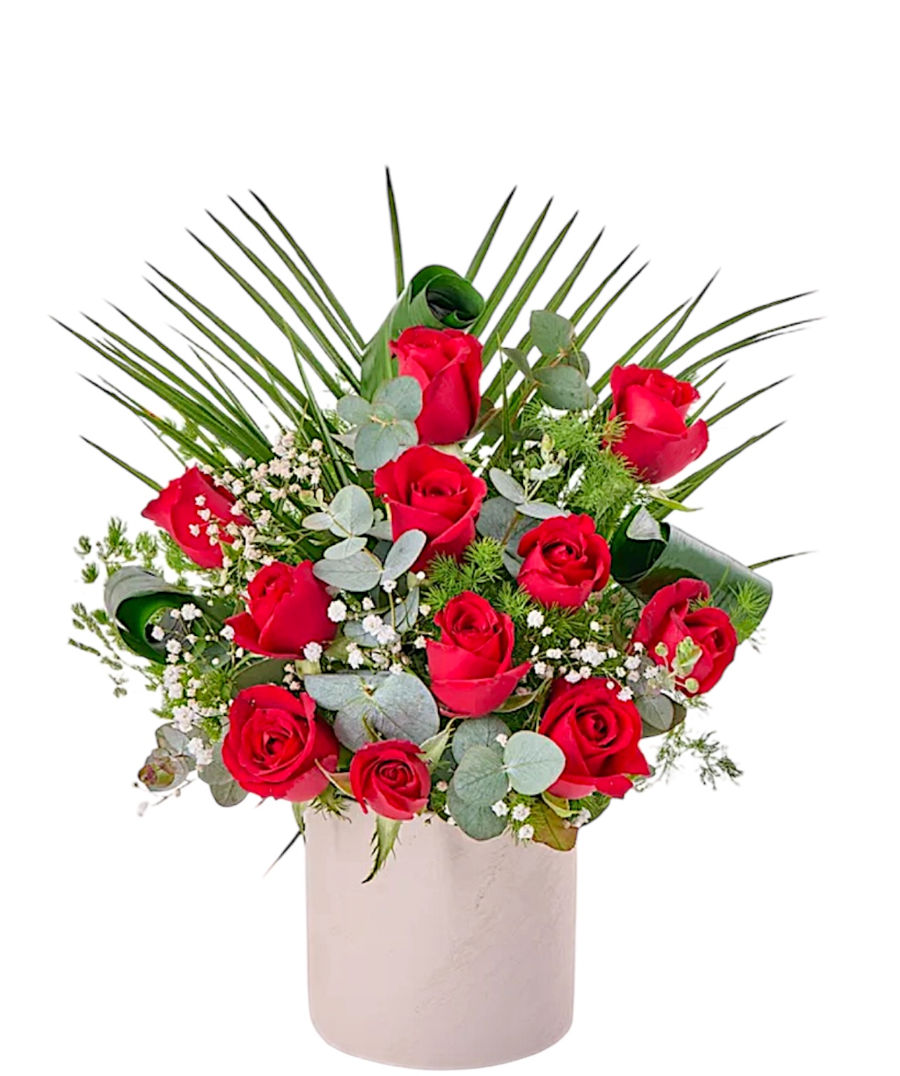 Crystal Red Roses 