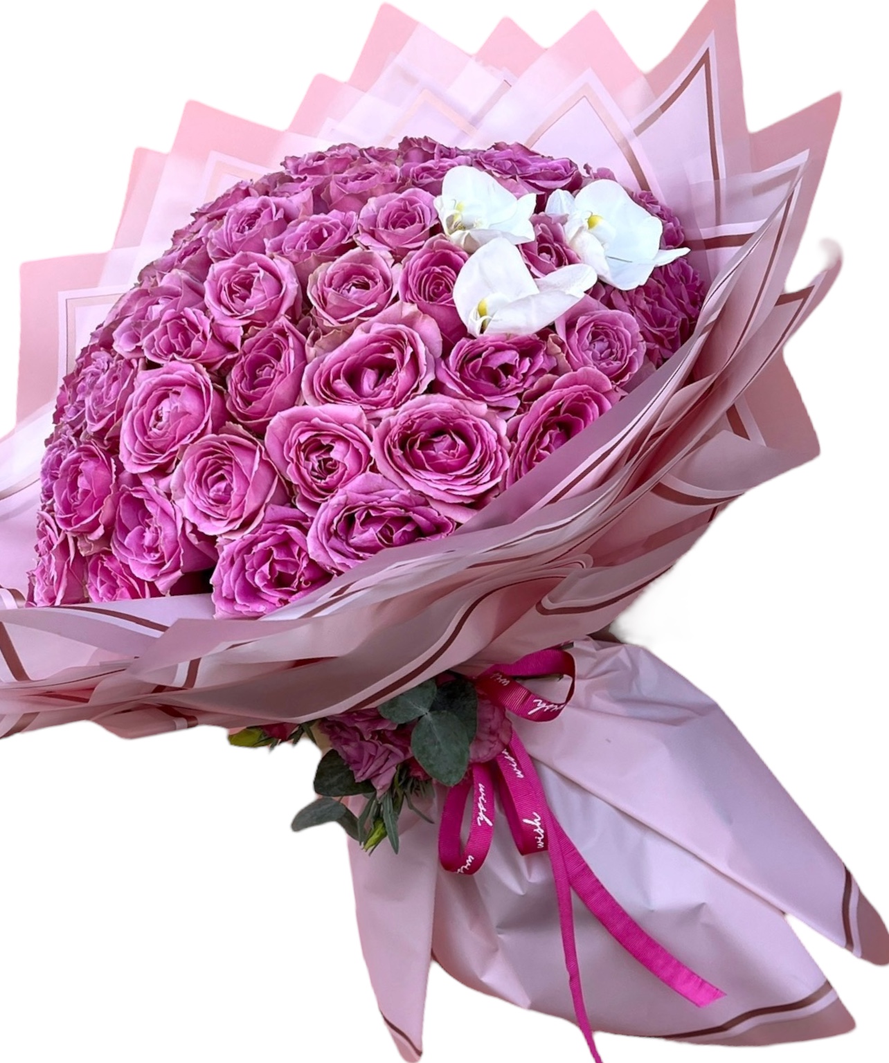 Grand Deluxe Pembe Gül Buketi  